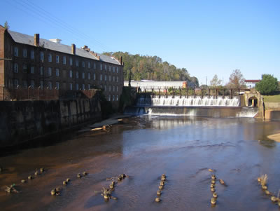 Autauga Creek and Historic Mill (22kb)